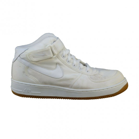 Nike Air Force 1 Mid Canvas | White | Men's Size 11 - 302579-112