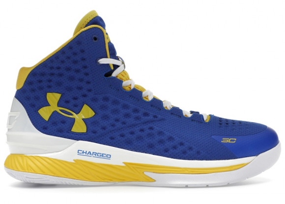 Under Armour Curry 1 Retro 'Home' 2021 | Blue | Men's Size 9.5 - 3026047-400