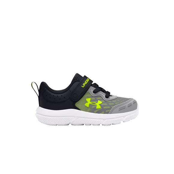 Under Armour Assert 10 AC TD 'Mod Grey High Vis Yellow' | Infant Size 8 - 3026184-104