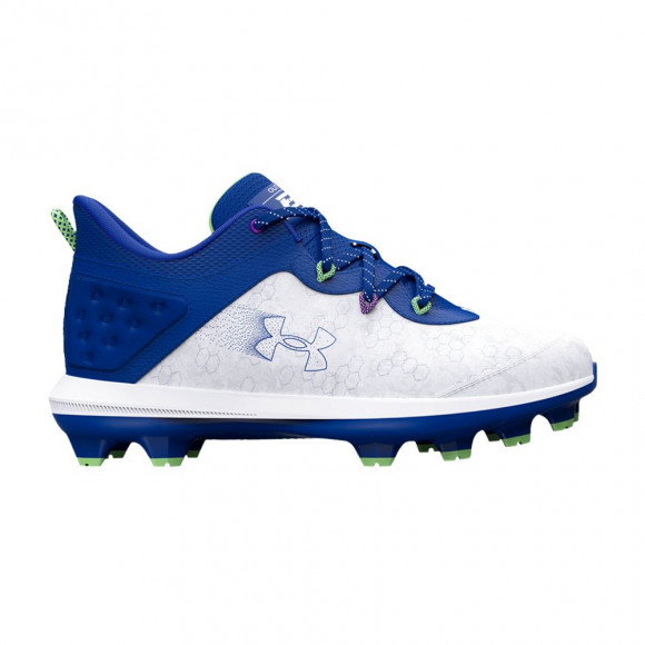 Under Armour Harper 8 TPU GS 'Royal White' | Blue | Kid's Size 4 - 3026595-400