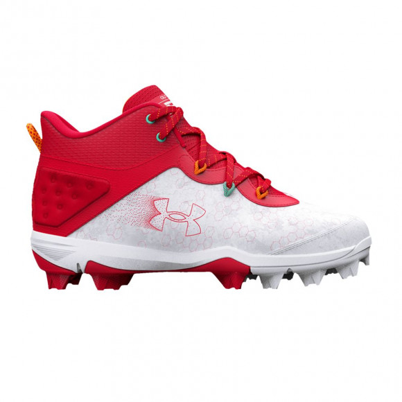 Under Armour Harper 8 Mid RM Jr 'Red White' | Kid's Size 5.5 - 3026597-600