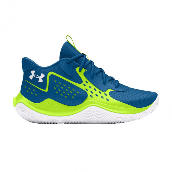 Under Armour Jet '23 GS 'Photon Blue High Vis Yellow' | Kid's Size 6 - 3026635-401