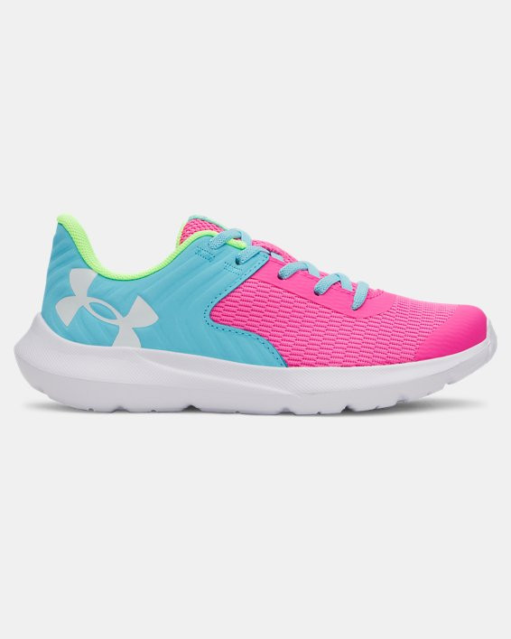 UA Outhustle 2 Girls' Pre-School Running Shoes - 3026716-694