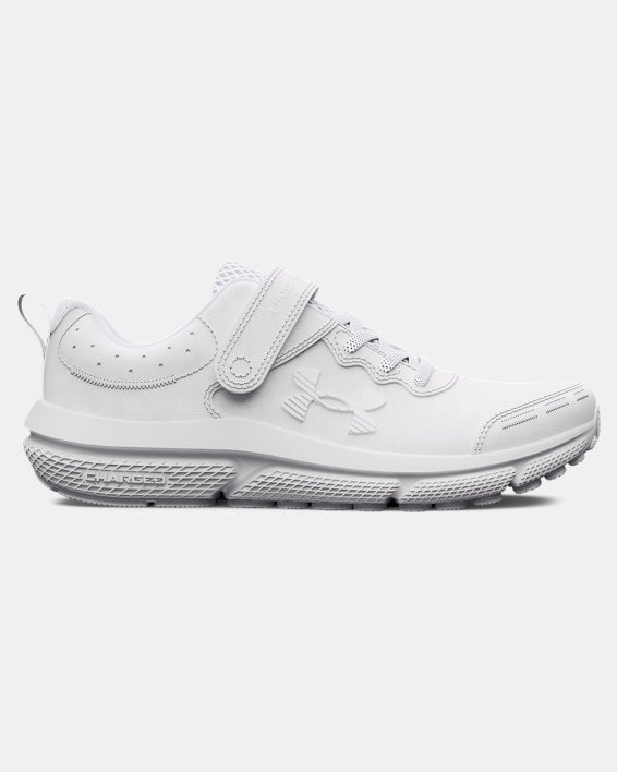 Boys' Pre-School UA Assert 10 AC Uniform Synthetic Running Shoes - 3027100-100