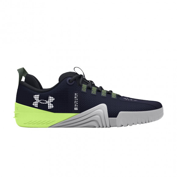 Under Armour TriBase Reign 6 'Midnight Navy Morph Green' | Blue | Men's Size 7.5 - 3027341-401