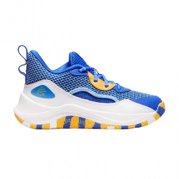 Under Armour Curry 3Zer0 24 PS 'Warriors' | Blue | Kid's Size 3 - 3027628-400