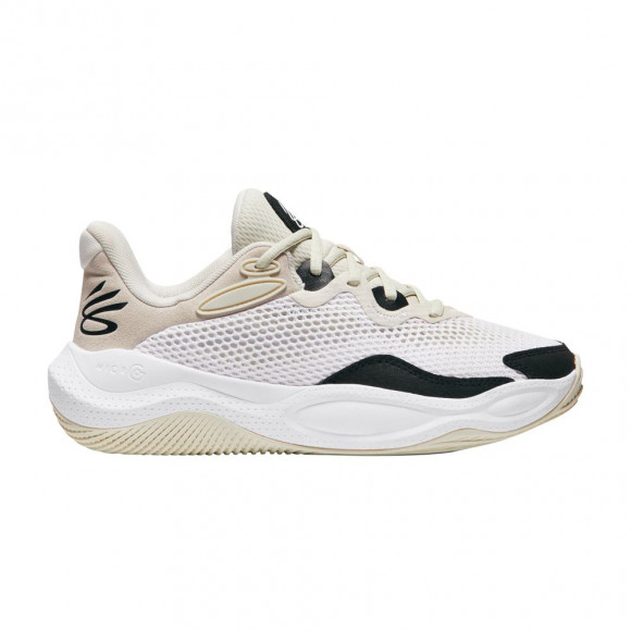 Under Armour Curry Splash 24 AP 'Summit White Black' | Cream | Men's Size 10.5 - 3028193-100