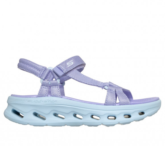 Skechers Girls GO WALK Glide-Step 2.0 Sandal - Core Walk Sandals in Lavender - 303207L