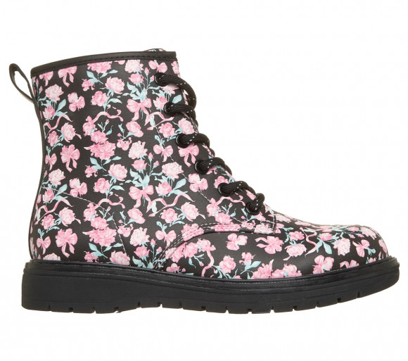 Skechers Girls Gravlen - Pretty Punk Boots in Black - 303346L