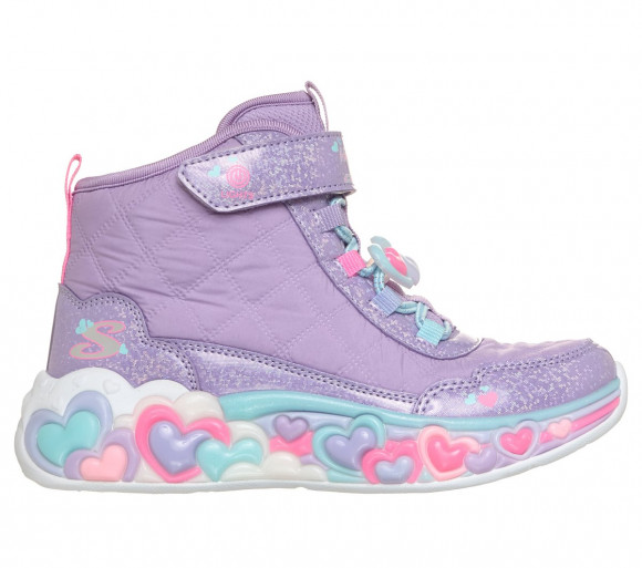 Skechers S-Lights: Eternal Heart Lights - Cozy Glimmer Shoes in Violett - 303475C