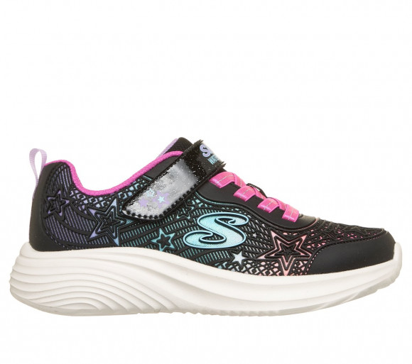 Skechers Girls Bounder Pro - Aqua Twirl Sneaker in Black - 303488L