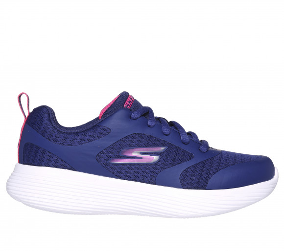 Skechers Girls GO RUN 400 V.2 - Runner Reset Sneaker in Navy Blue/Pink - 303561L