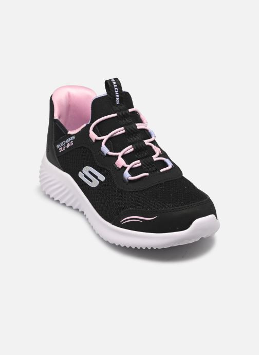 Baskets Skechers SLIP-INS Bounder - Simple Cute pour  Enfant - 303585L/BLK