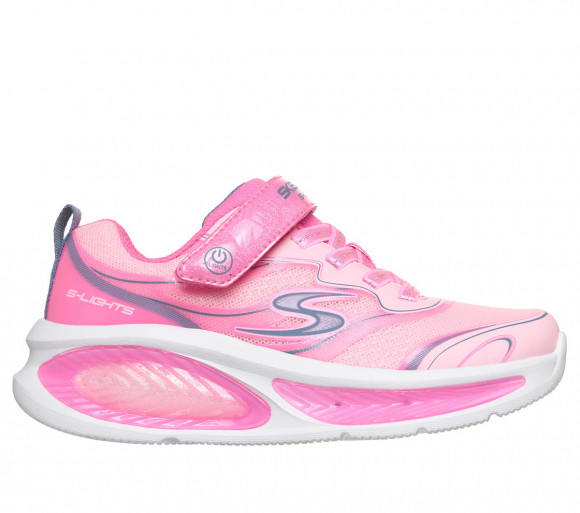 Skechers Girls S-Lights: Cosmic Glow 2.0 Sneaker in Pink - 303737C