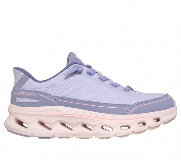 Skechers Girls Slip-ins: GO WALK Glide-Step 2.0 - Cosy Fit Sneaker in Lavender - 304008L