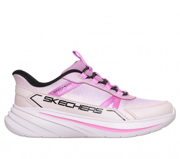 Skechers Girls Slip-ins: Wave 92 - Sparkle Sprint Sneaker in Light Pink - 304053L