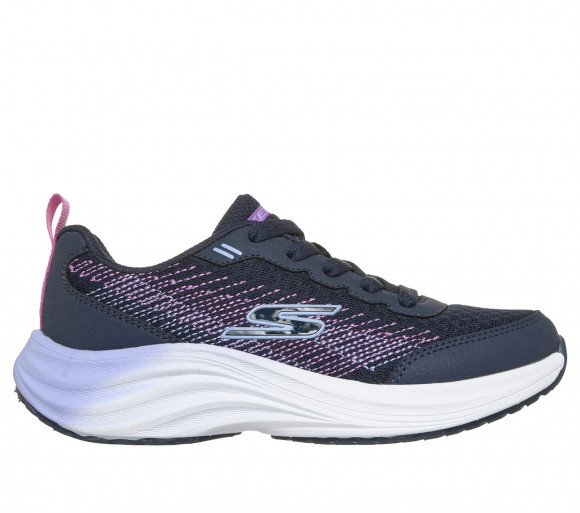 Skechers Girls Elite Sport Pulse - Speed Star Sneaker in Navy Blue/Periwinkle - 304211L
