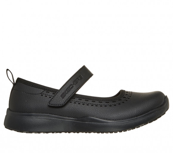 Skechers Girls Microstrides - Sugar Step Shoes in Black - 304302L