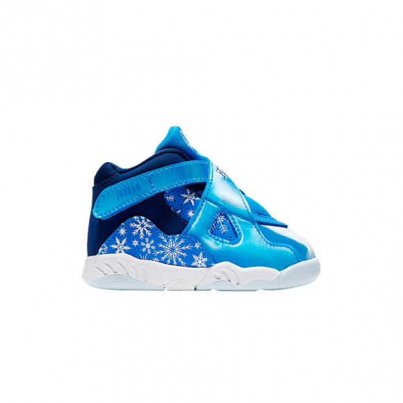 Air Jordan 8 Retro TD 'Snowflake' | Blue | Infant Size 5 - 305360-400