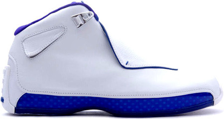 Air Jordan Nike AJ XVIII 18 OG White Sport Royal - 305869-101