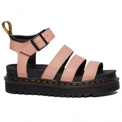 Dr. Martens Women's Blaire 3 Strap Sandal in Peach Beige Pisa - 30706329