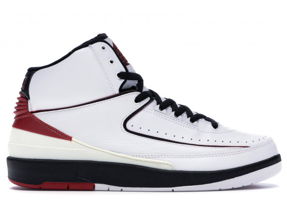 white and red jordan 2