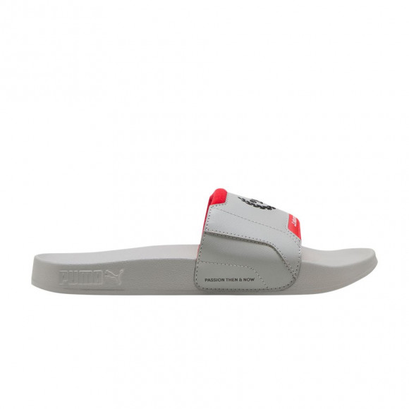 Puma Formula 1 x Leadcat 2.0 Slide 'Grey Echo Pop Red' | Men's Size 5 - 308897-01