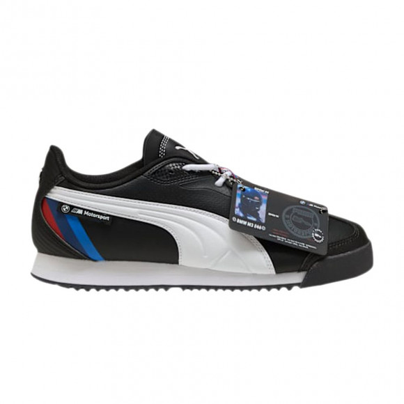 Puma BMW M Motorsport x Roma Low 'Black White' | Men's Size 7 - 309114-01
