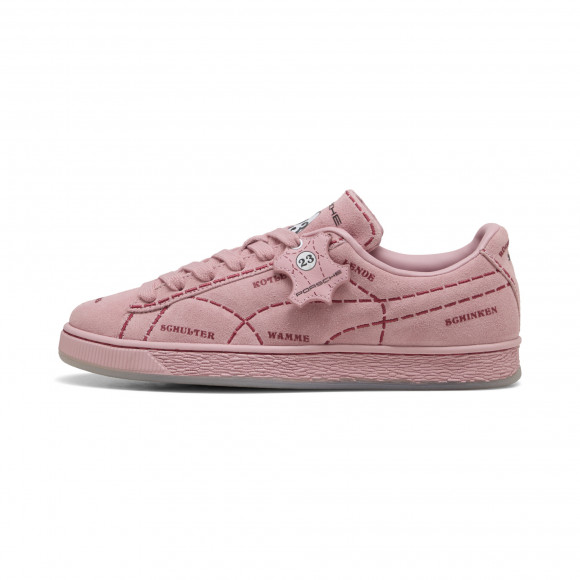 PUMA Porsche Legacy Suede Sau Men's Sneakers in Pink - 309226_01