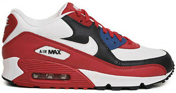Nike Air Max 90 Leather Sport Red Dark Obsidian - 309299-602