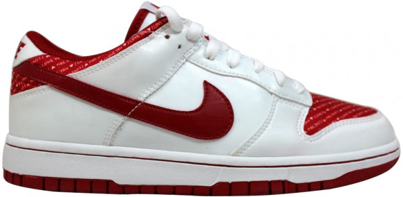 Nike Dunk Low White/Varsity Red (W) - 309324-166