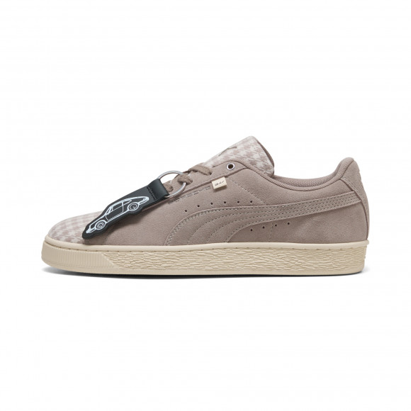 PUMA Porsche Legacy Suede Classic Pepita Sneakers in Beige - 309388_02