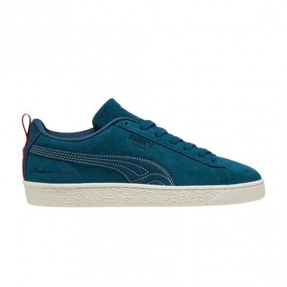 Puma Scuderia Ferrari Suede OG 'Midnight Petrol Warm White' | Blue | Men's Size 8.5 - 309428-03