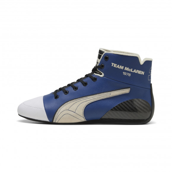 PUMA McLAREN RACING Speedcat Mid James Hunt Men's Mid-Top Sneakers in Blue - 309467_01