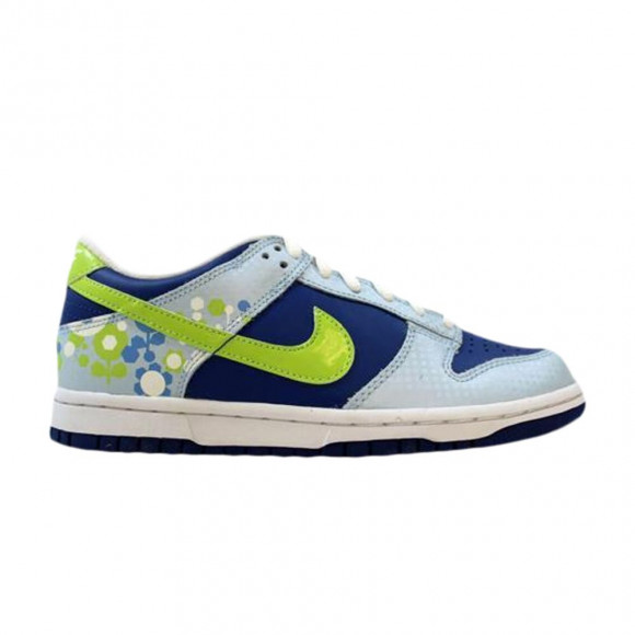 Nike Dunk Low GS 'Flower' | Blue | Kid's Size 6 - 309601-432