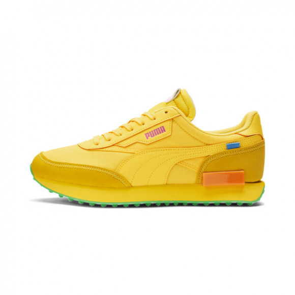 PUMA x FASHION GEEK Future Rider Men's Sneakers in Ultra Yellow/Ultra Yellow - 309682_01