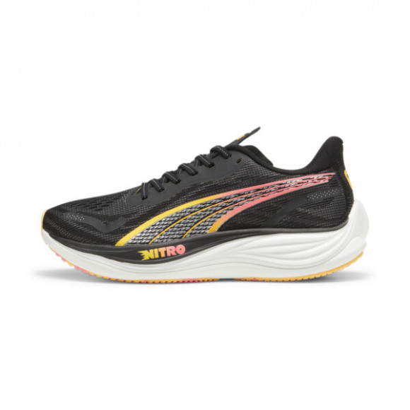 PUMA Velocity NITROâ¢ 3 Men's Running Shoes in Black/Silver/Sun Stream - 309701_01