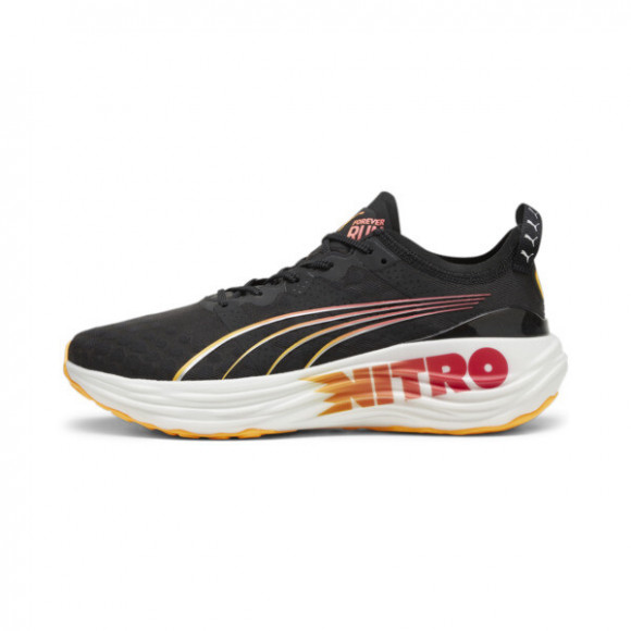 PUMA ForeverRun NITROâ¢ Men's Running Shoes in Black/Sun Stream/Sunset Glow - 309703_01