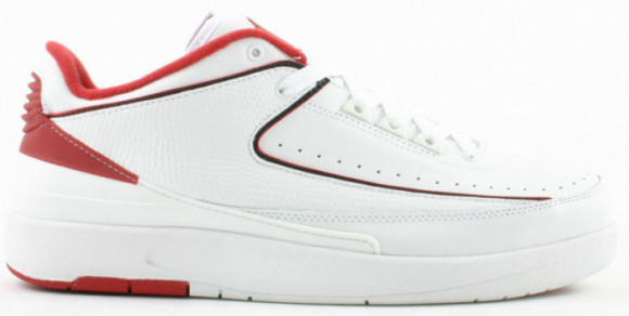Air Jordan Nike AJ II 2 Retro Low White Varsity Red - 309837-101