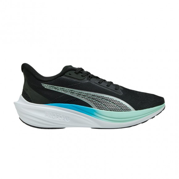 Puma Darter Pro 'Black Silver Mint Melt Speed Blue' | Men's Size 10.5 - 310152-33