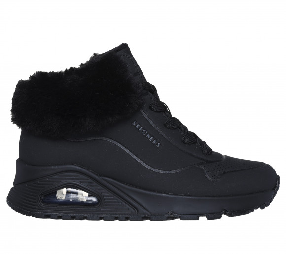 Skechers Girls Uno - Fall Air Boots in Black - 310539L