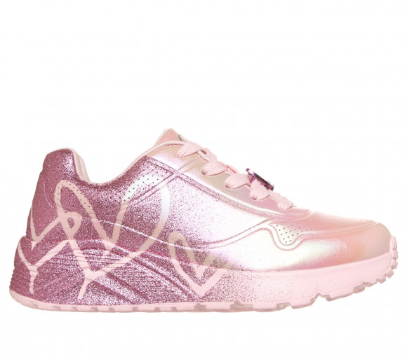 Skechers JGoldcrown: UNO Lite - Heartdust Forever Sneaker CM Roze, Maat 32 - 310814L