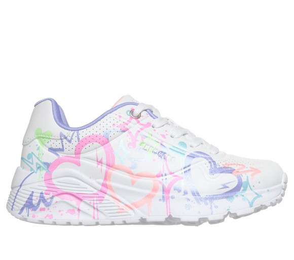 Skechers UNO Lite - Reigning Love Slip-On Sneaker CM Wit, Maat 32, Mag in de wasmachine - 310819L