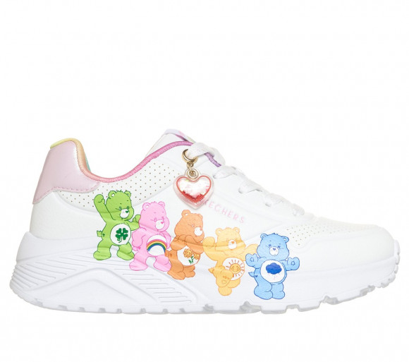 Skechers Care Bears: UNO Lite - Care Bears BFFs Sneaker CM Wit, Maat 32, Mag in de wasmachine - 310820L