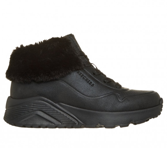 Skechers UNO Lite - Cute Fur You Laars CM Zwart, Maat 32, Mag in de wasmachine - 310928L