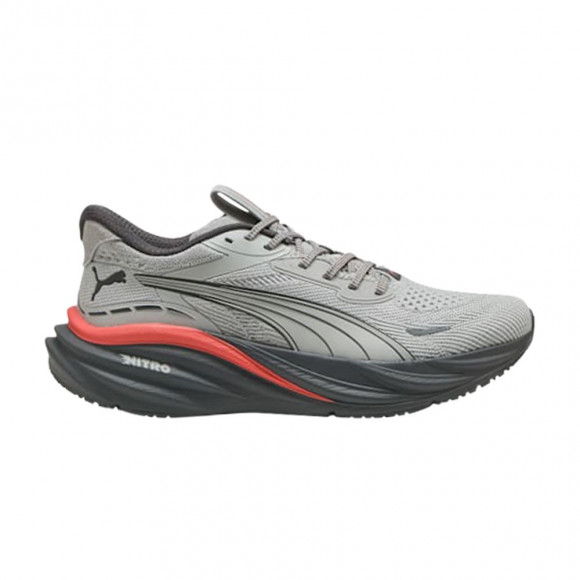 Puma Magnify Nitro 3 'Gray Echo Red Glamour' | Grey | Men's Size 8 - 311046-18