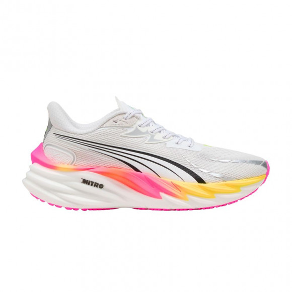 Puma Wmns Velocity Nitro 4 'White Glowing Red Poison Pink' | Women's Size 9 - 311141-18