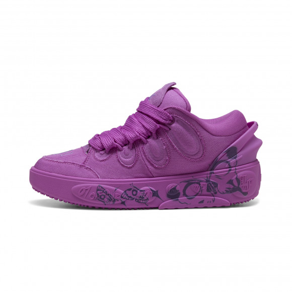 PUMA HOOPS x LAFRANCÃ Butterfly Sneakers in Purple - 311333_02
