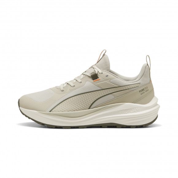 PUMA Flare Pro Trail Running Shoes Unisex in Desert Dust/Loden Green - 312041_03