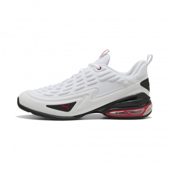 PUMA Meza Sneakers in White/Black/For All Time Red - 312044_02